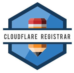 CloudFlare Registrar Badge
