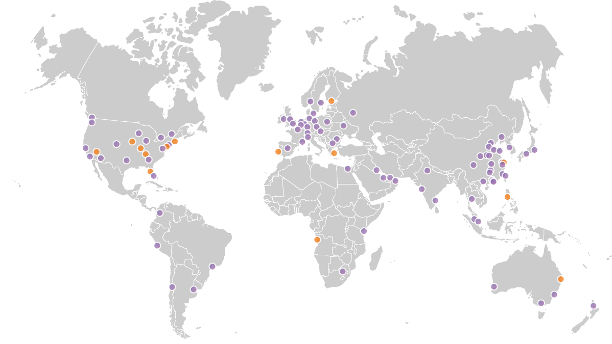 Amsterdam to Zhuzhou:  Cloudflare network expands to 100 cities