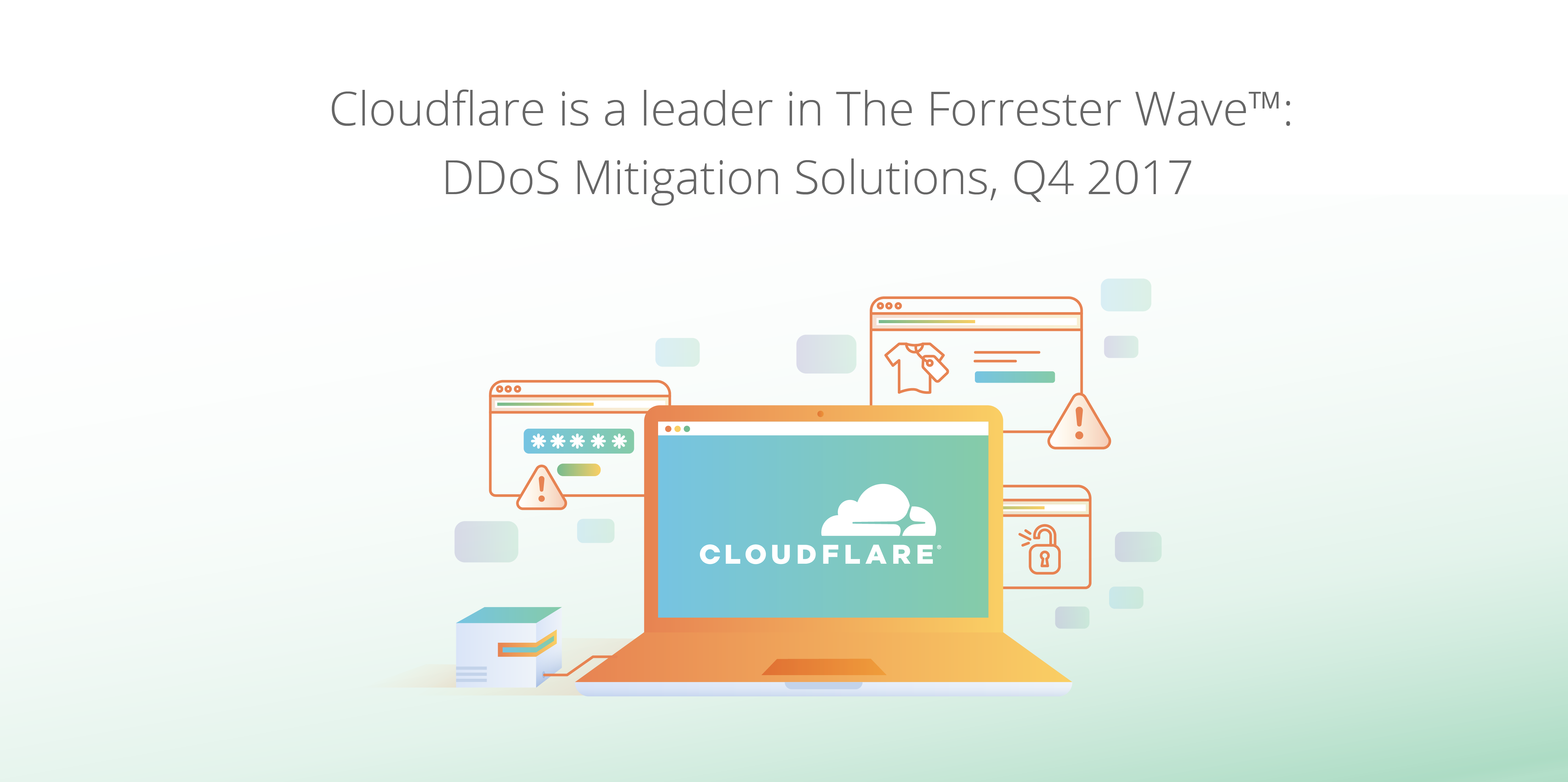 On the Leading Edge - Cloudflare named a leader in The Forrester Wave: DDoS Mitigation Solutions