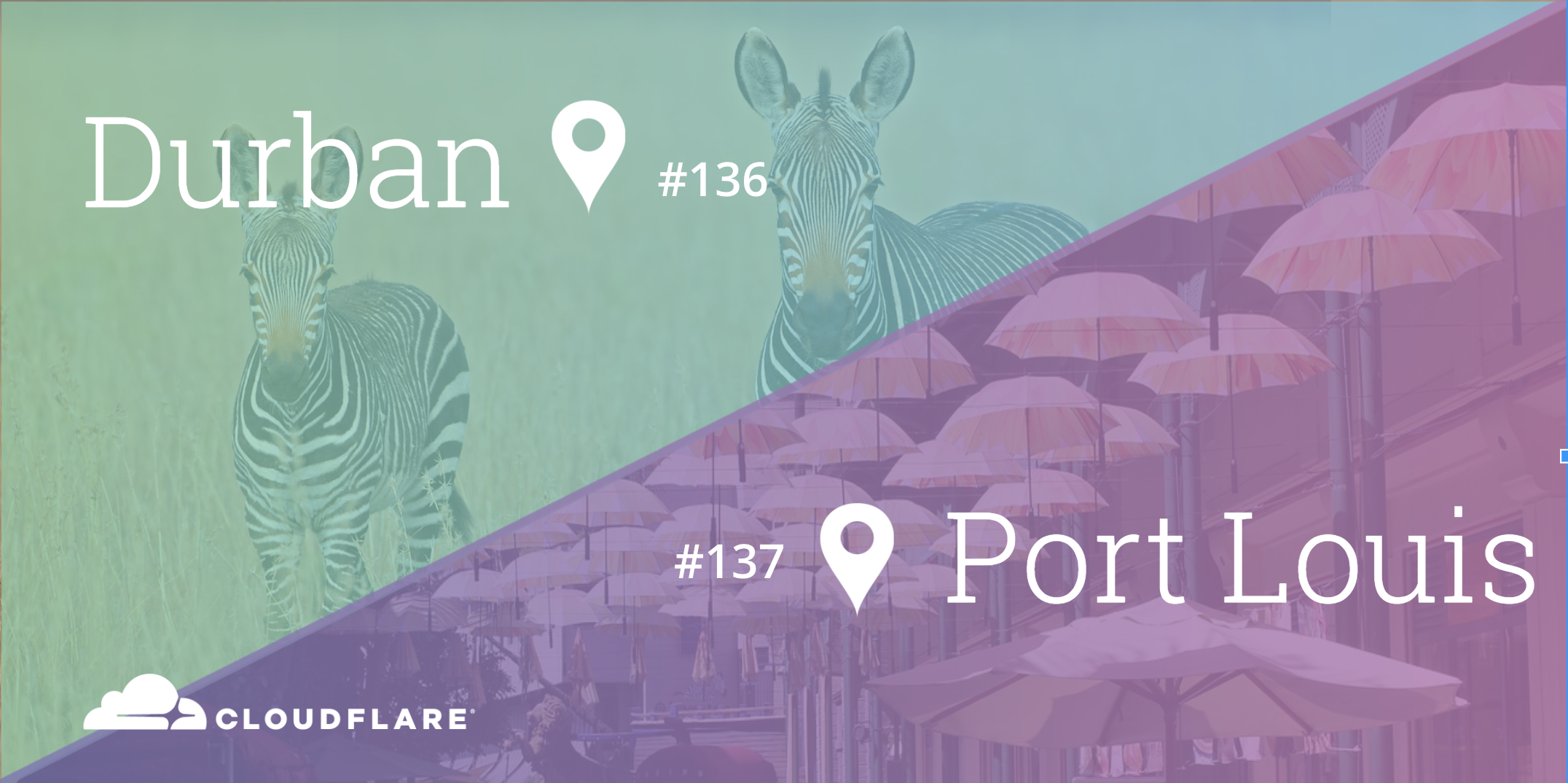 Cloudflare Global Network Spans 137 Cities:
Launching Durban and Port Louis Data Centers