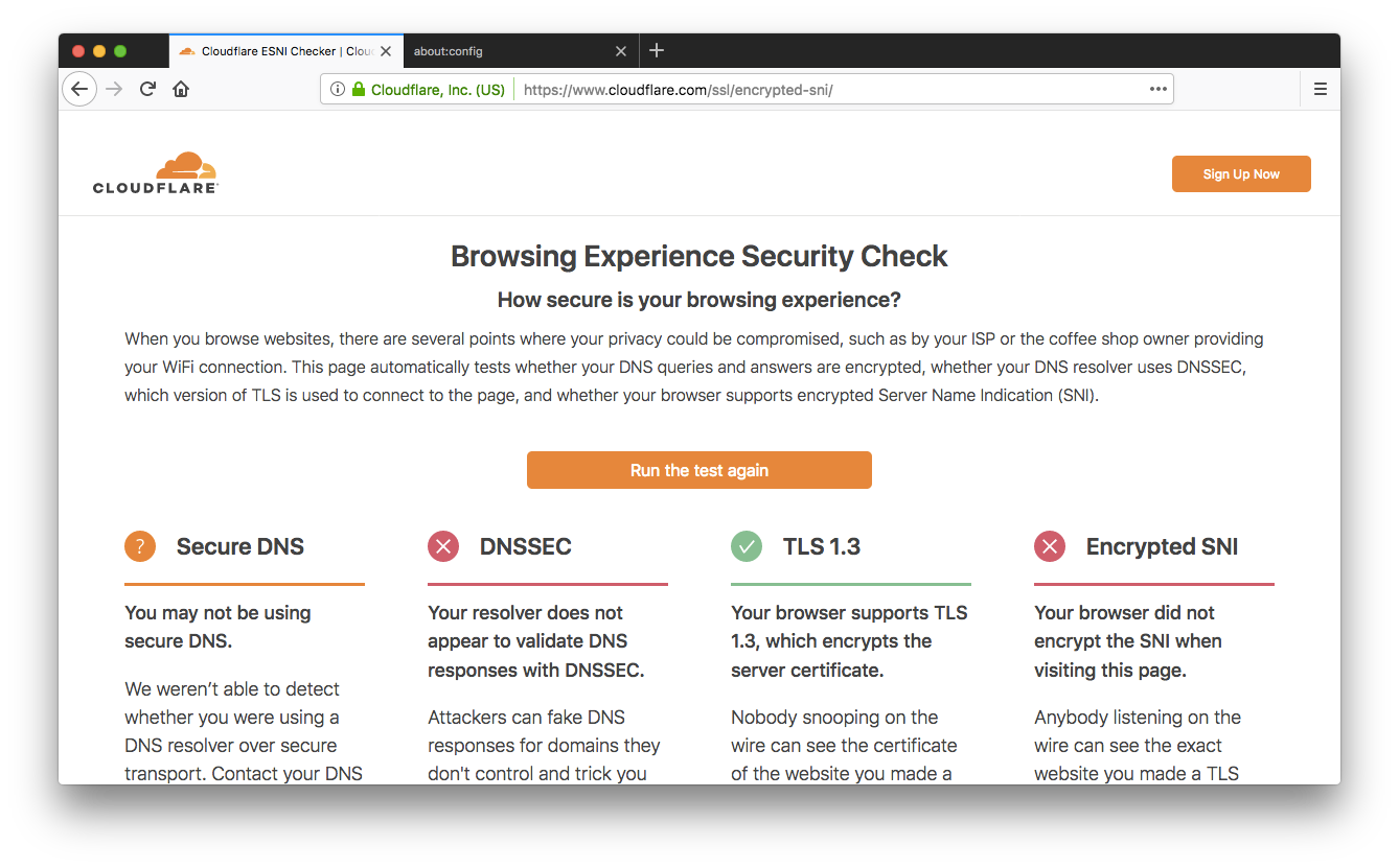 Encrypt that SNI: Firefox edition
