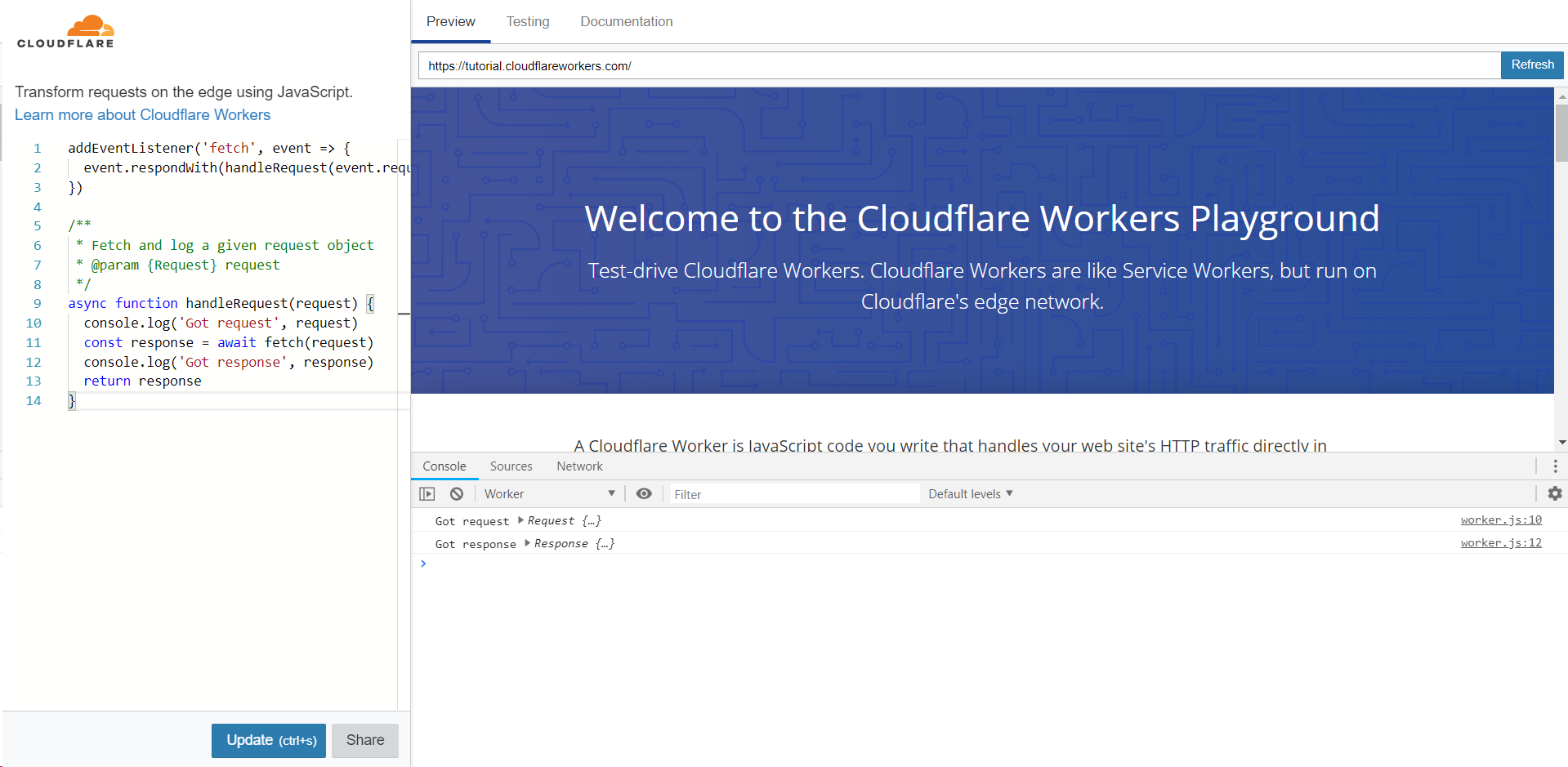 Improving request debugging in Cloudflare Workers