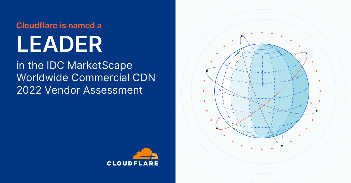 IDC MarketScape positions Cloudflare as a Leader among worldwide Commercial CDN providers