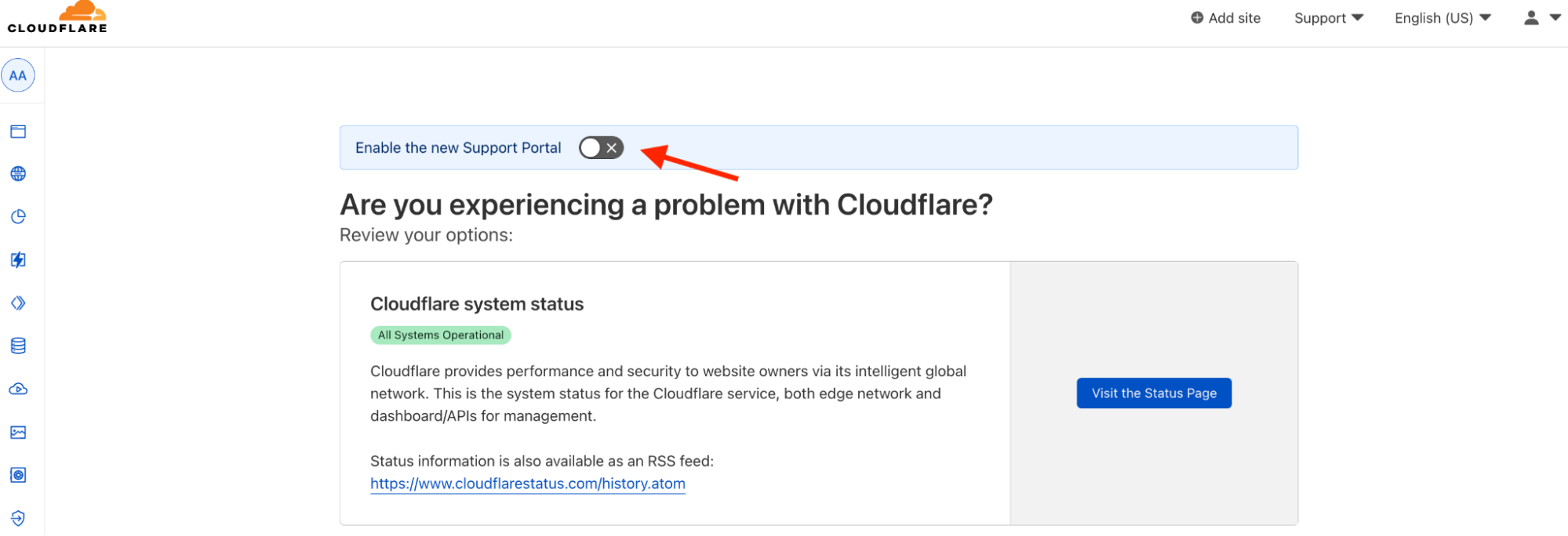 Портал поддержки Cloudflare подвергся капитальному ремонту