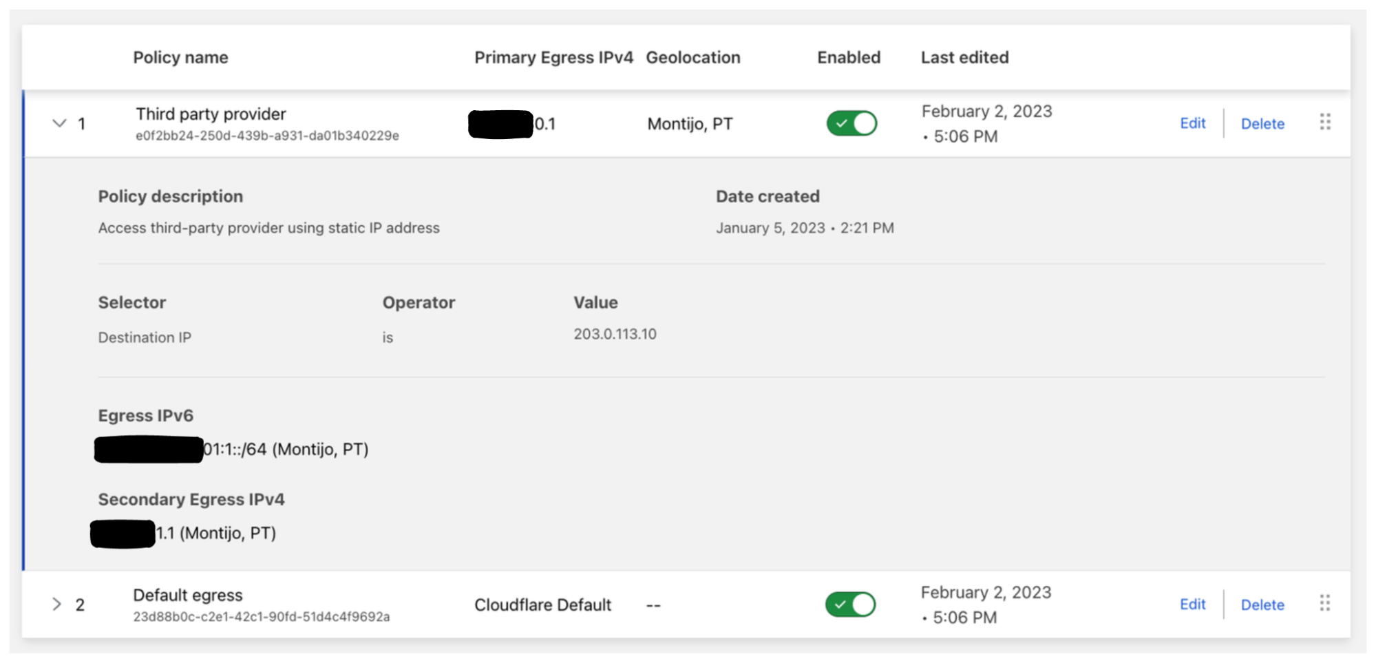 Manage and control the use of dedicated egress IPs with Cloudflare Zero Trust