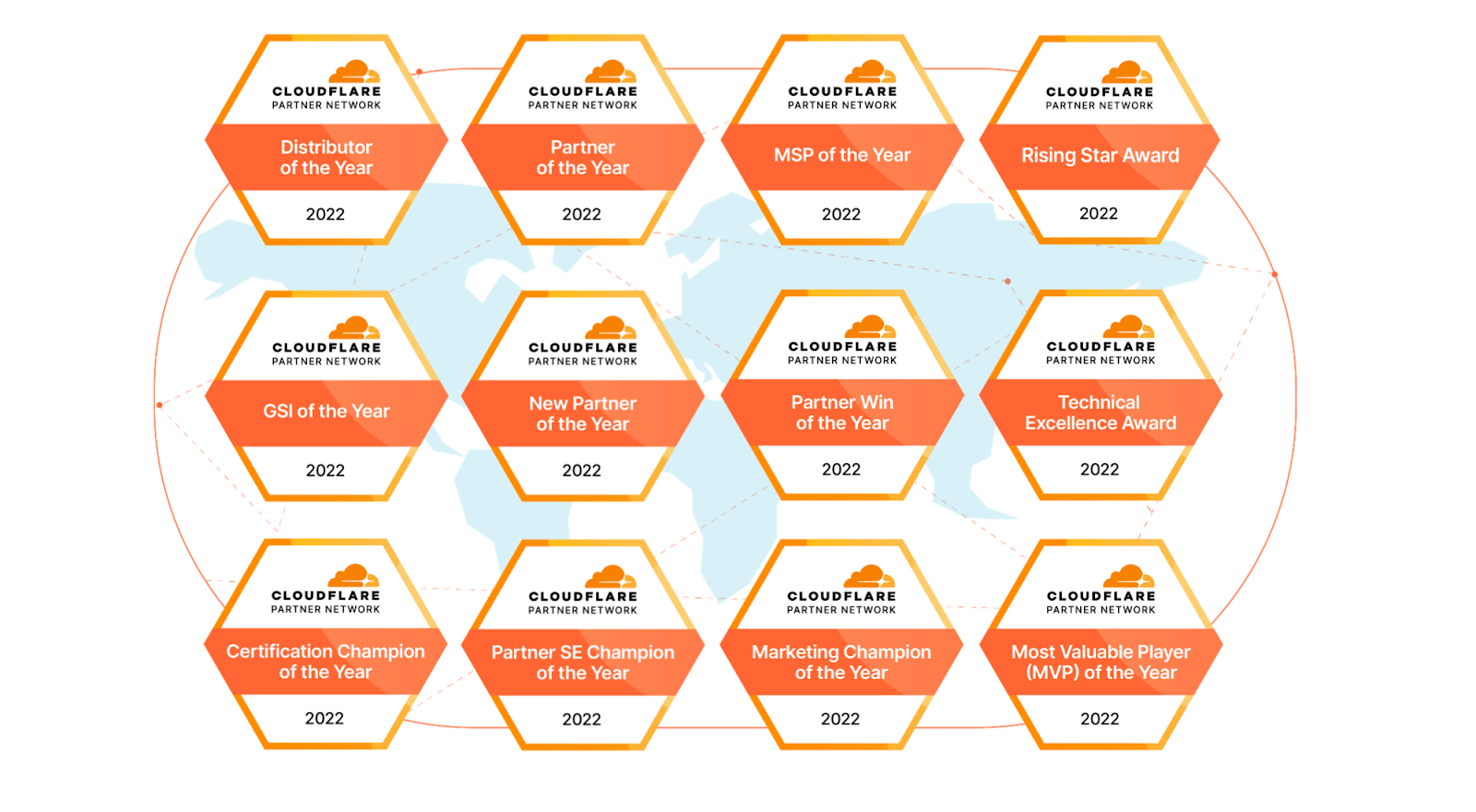 Cloudflare’s Channel Partner Award winners of 2022