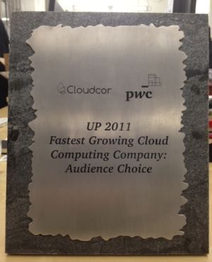 CloudFlare Wins Audience Choice Award for Fastest Growing Cloud
Computing
Company