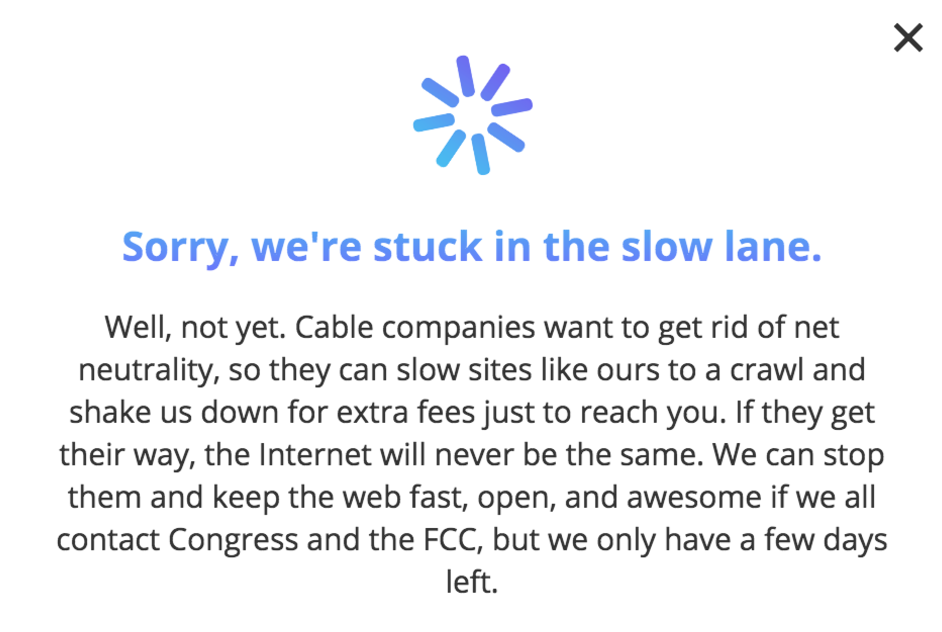 Participate in the Net Neutrality Day of Action