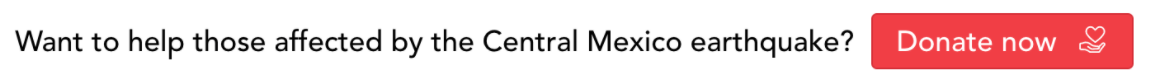 #FuerzaMexico: A way to help Mexico Earthquake victims
