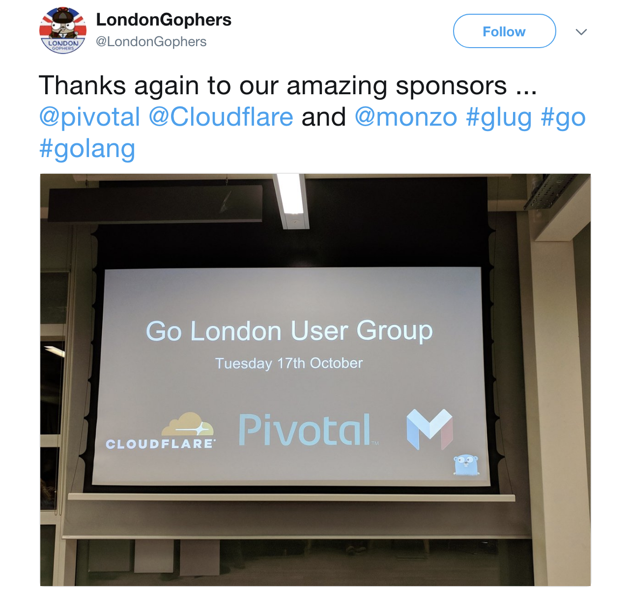 Go London User Group (GLUG)