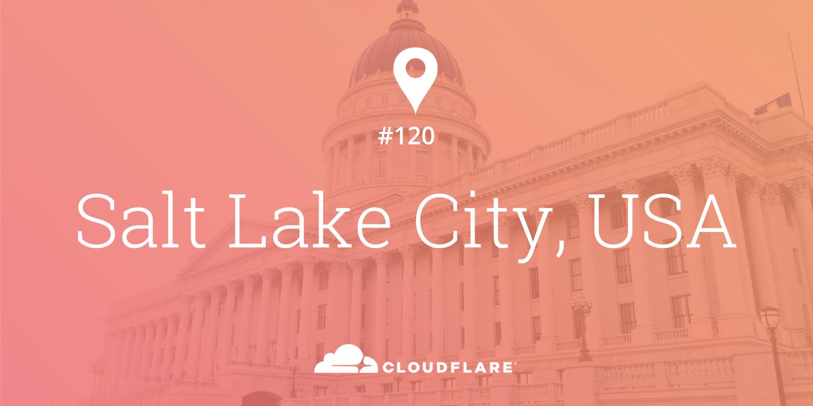 Salt Lake City, Cloudflare Data Center #120
