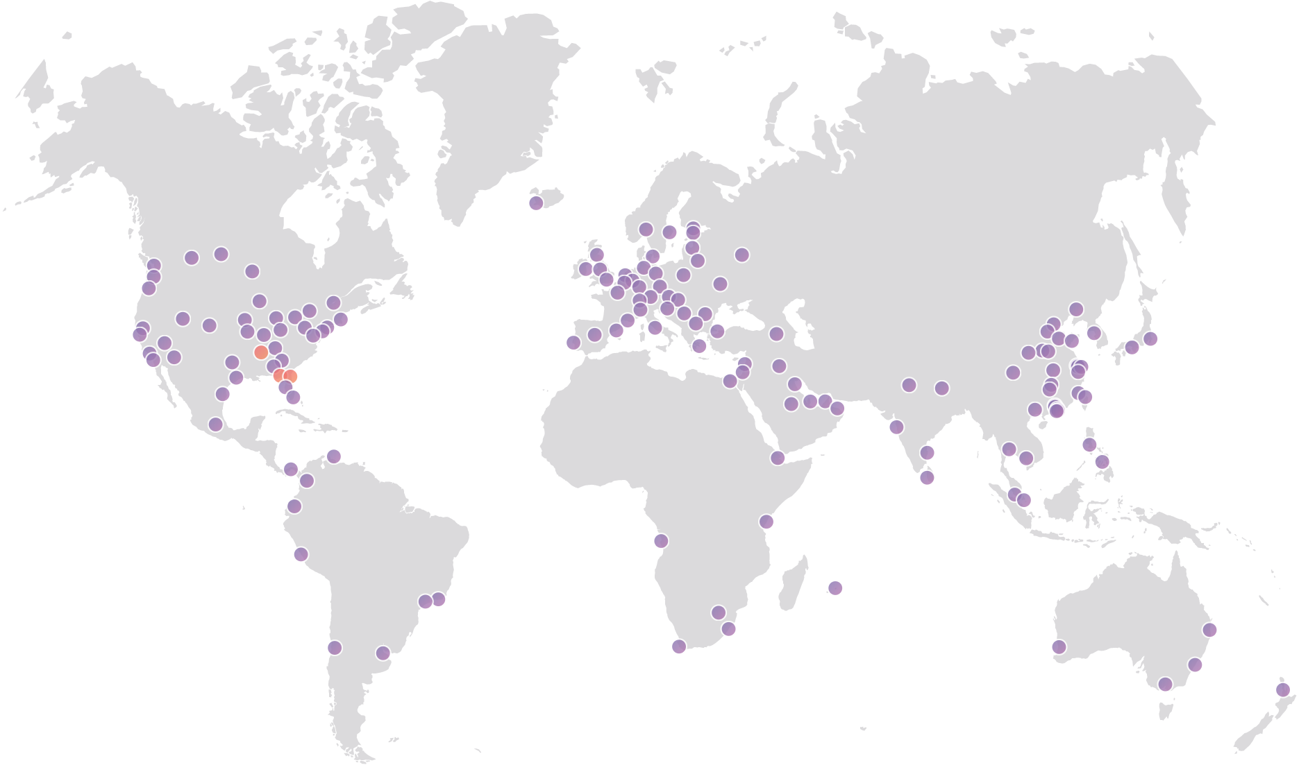 Three more US data centers! Jacksonville, Memphis and Tallahassee