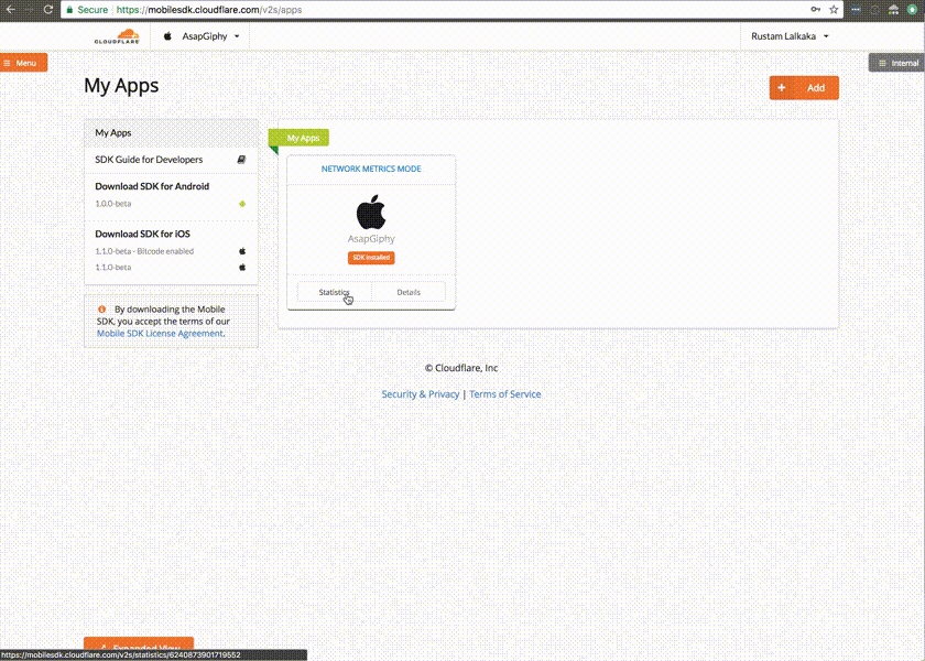 Data-driven development with Cloudflare Mobile SDK