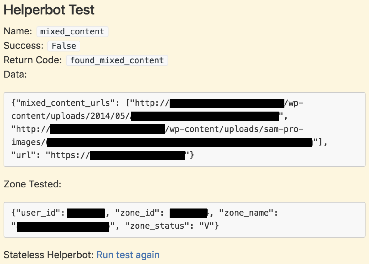 SSL HelperBot Test