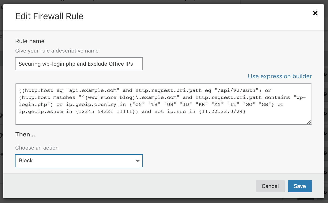 Announcing Firewall Rules