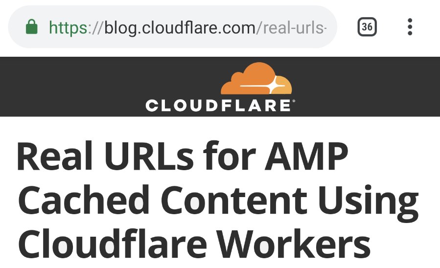 Announcing AMP Real URL