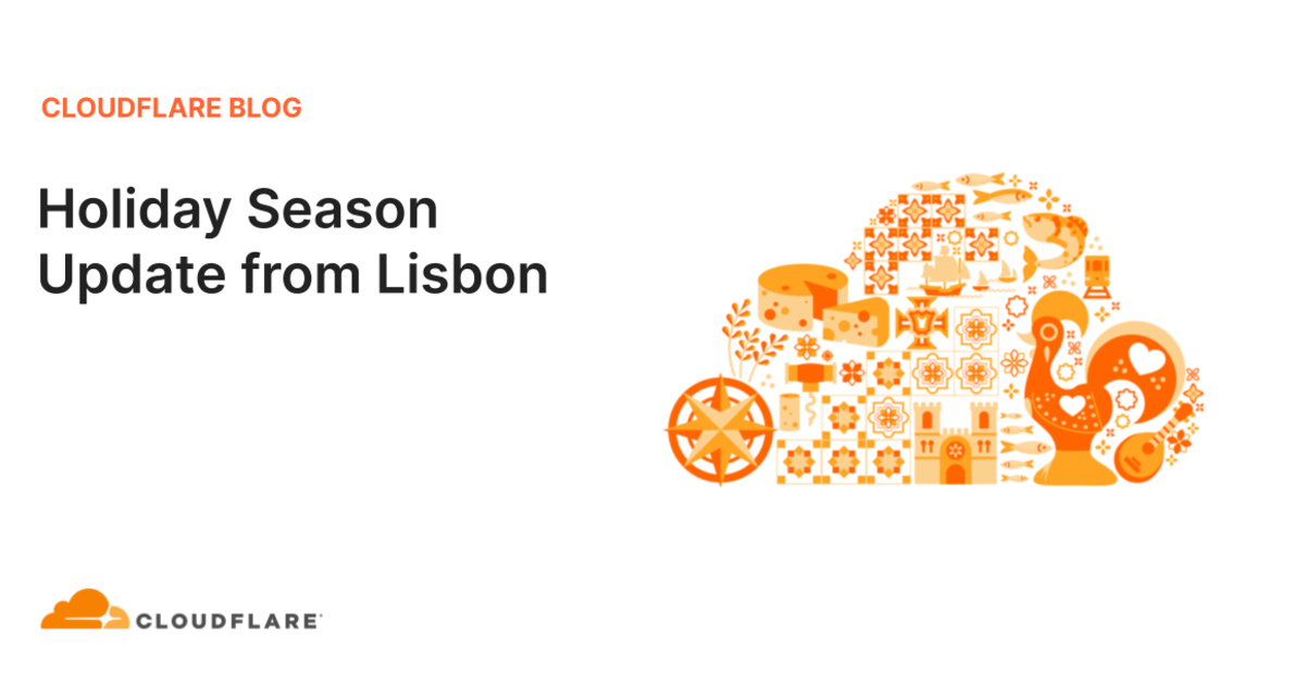 Holiday Season Update from Lisbon