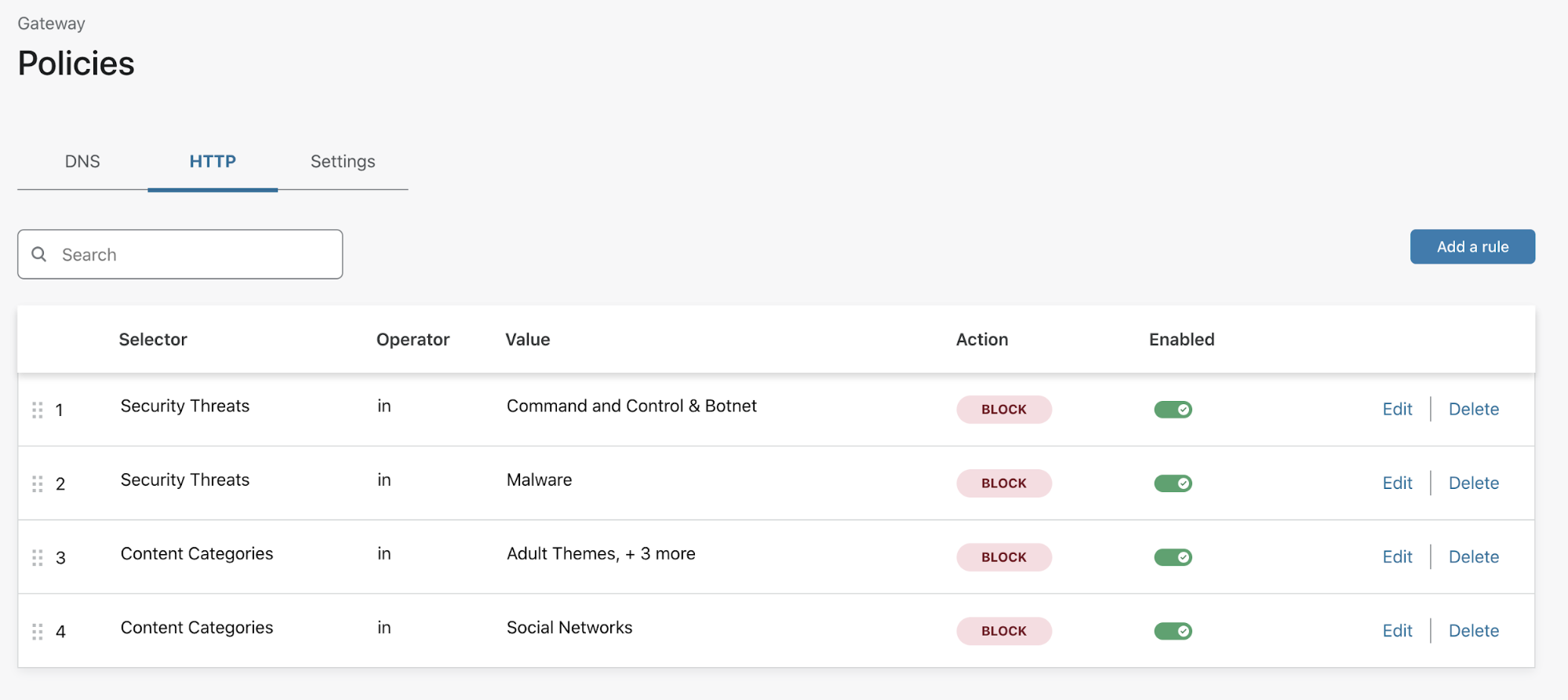 Configure identity-based policies in Cloudflare Gateway