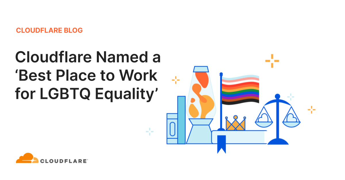 Cloudflare Named a ‘Best Place to Work for LGBTQ Equality’