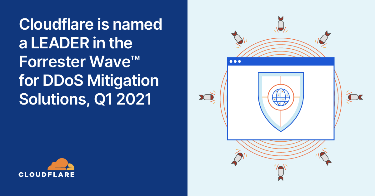 Cloudflare recognized as a 'Leader' in The Forrester Wave for DDoS Mitigation Solutions