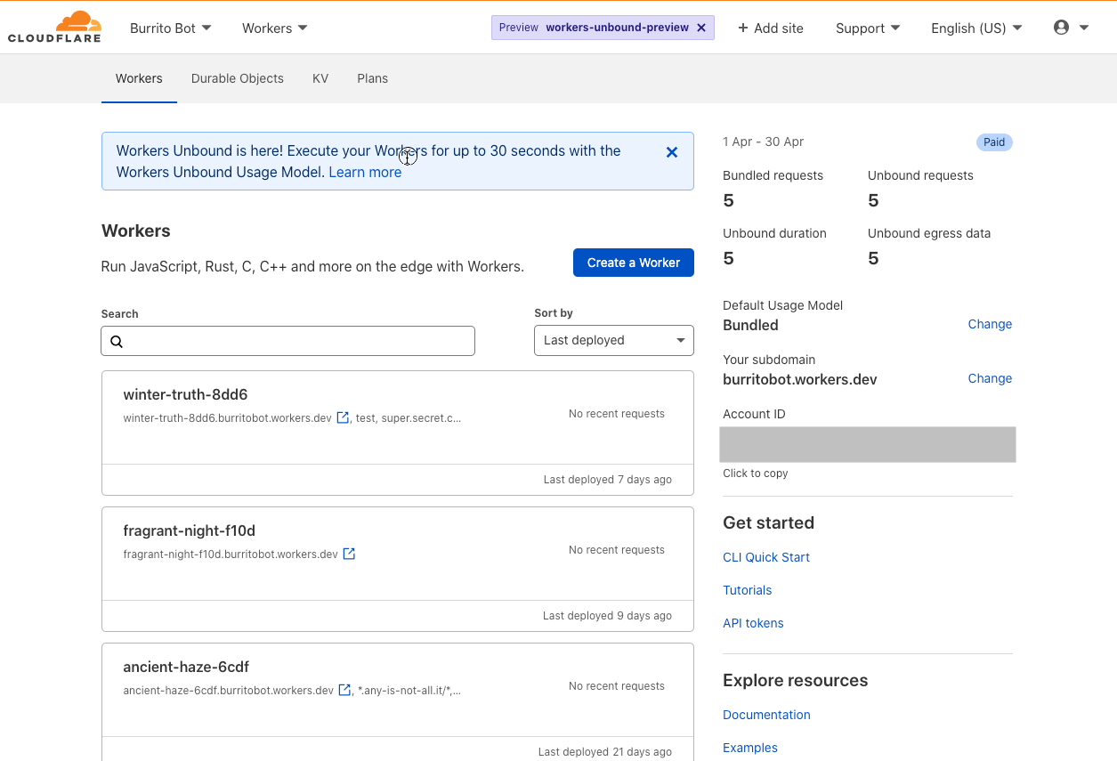 Announcing Cloudflare Workers Unbound for General Availability