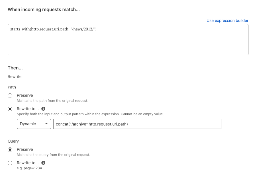 Dynamic URL Rewriting at the edge with Cloudflare