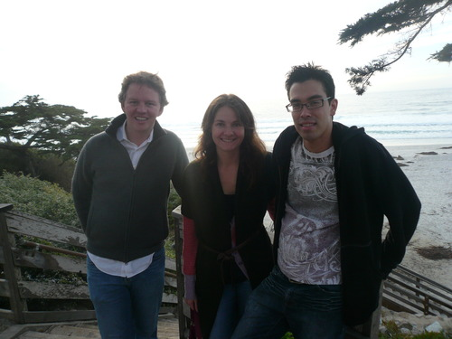 Matthew Prince, Michelle Zatlyn, and Lee Holloway, Cloudflare’s cofounders, in 2009.