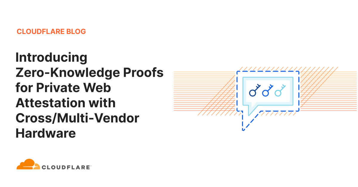 Introducing Zero-Knowledge Proofs for Private Web Attestation with Cross/Multi-Vendor Hardware