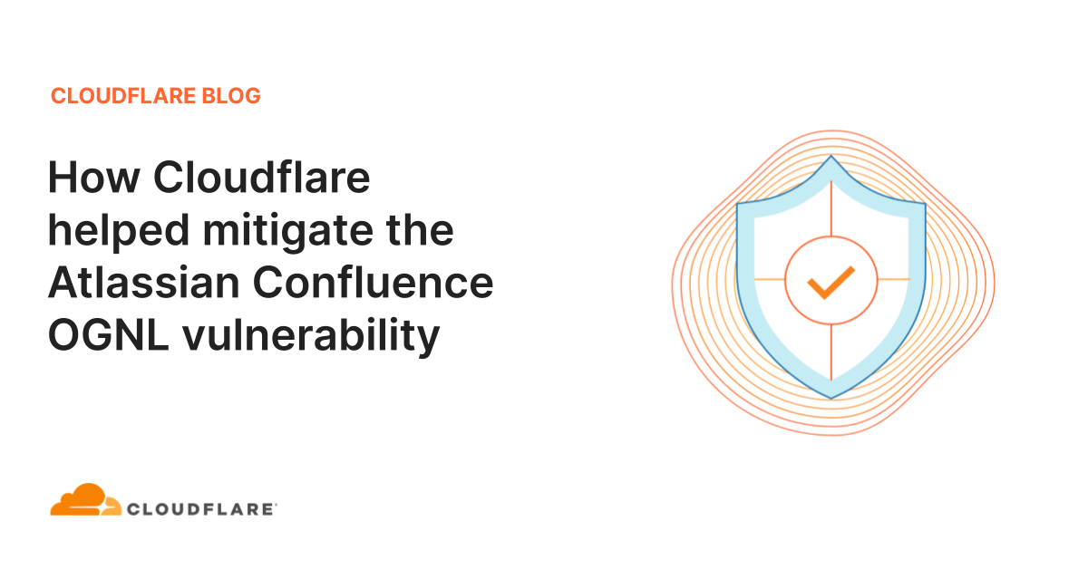 How Cloudflare helped mitigate the Atlassian Confluence OGNL vulnerability before the PoC was released