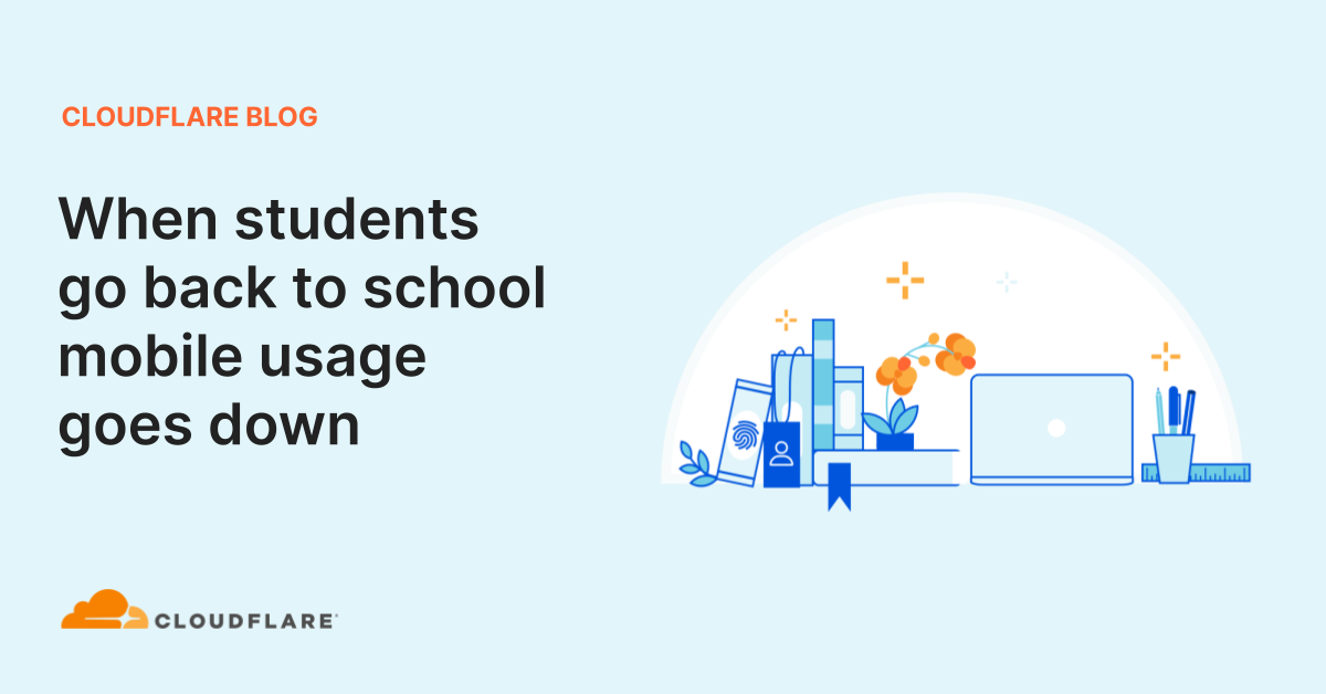 When students go back to school mobile usage goes down