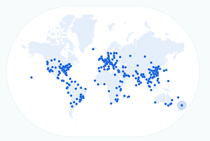 Cloudflare 的全球網路