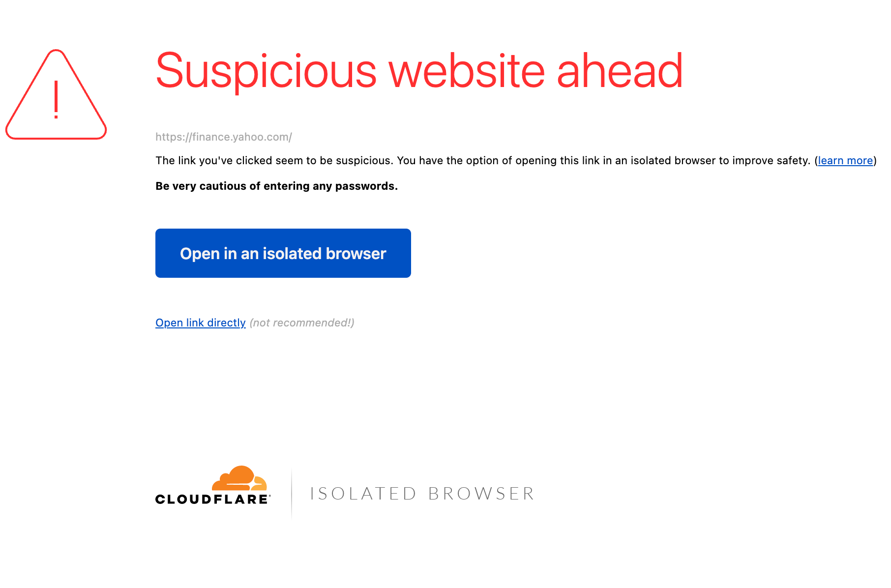 Introducing browser isolation for email links to stop modern phishing threats