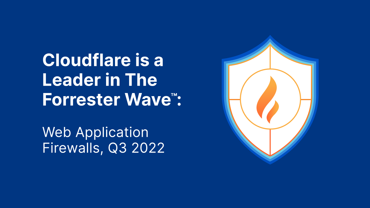 Cloudflare named a Leader in WAF by Forrester