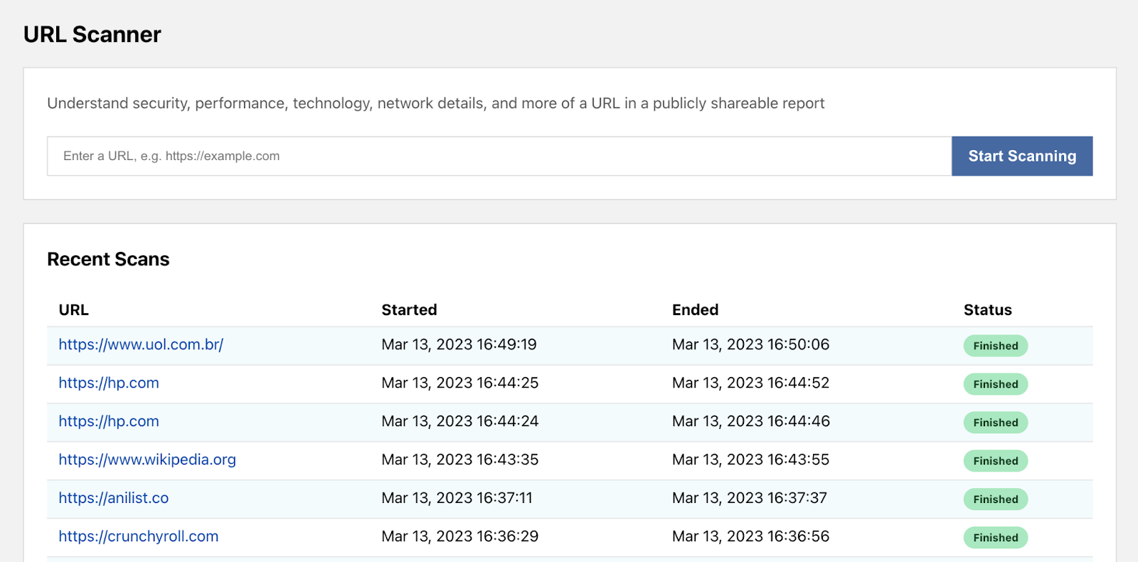 Analyze any URL safely using the Cloudflare Radar URL Scanner