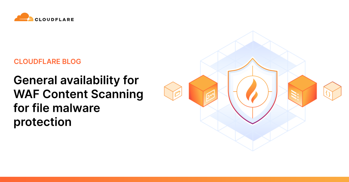 General Availability For WAF Content Scanning For File Malware Protection