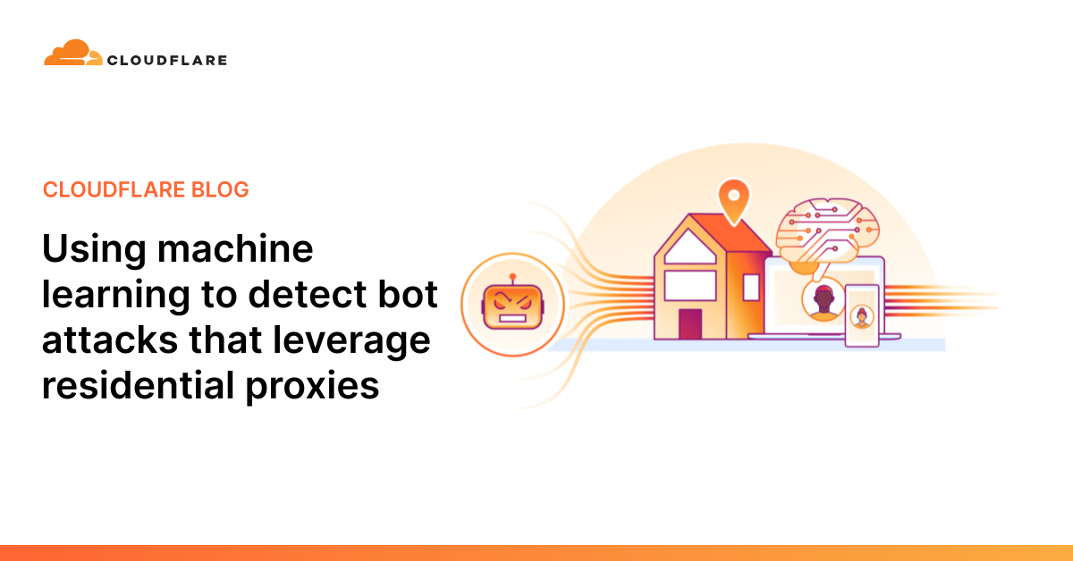 Using machine learning to detect bot attacks that leverage residential proxies