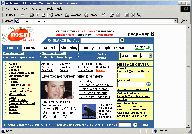 90s internet browsers